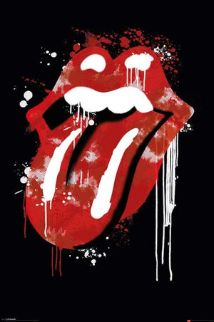 Pyramid The Rolling Stones Graffiti Lips Poster 61x91,5cm | Yourdecoration.com