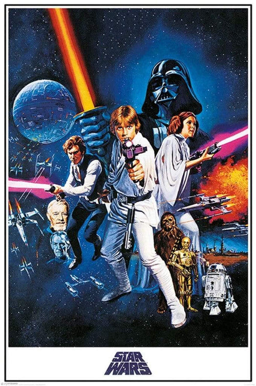 Pyramid Star Wars A New Hope One Sheet Poster 61x91,5cm | Yourdecoration.com