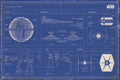Pyramid Star Wars Imperial fleet blueprint Poster 91,5x61cm | Yourdecoration.com