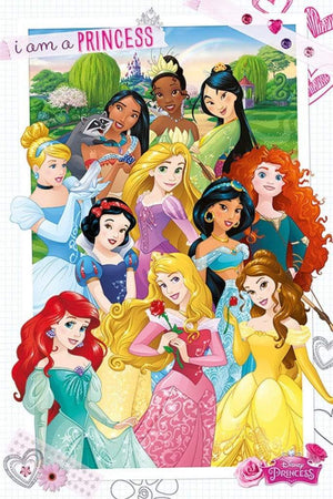 Pyramid Disney Princess I am a Princess Poster 61x91,5cm | Yourdecoration.com