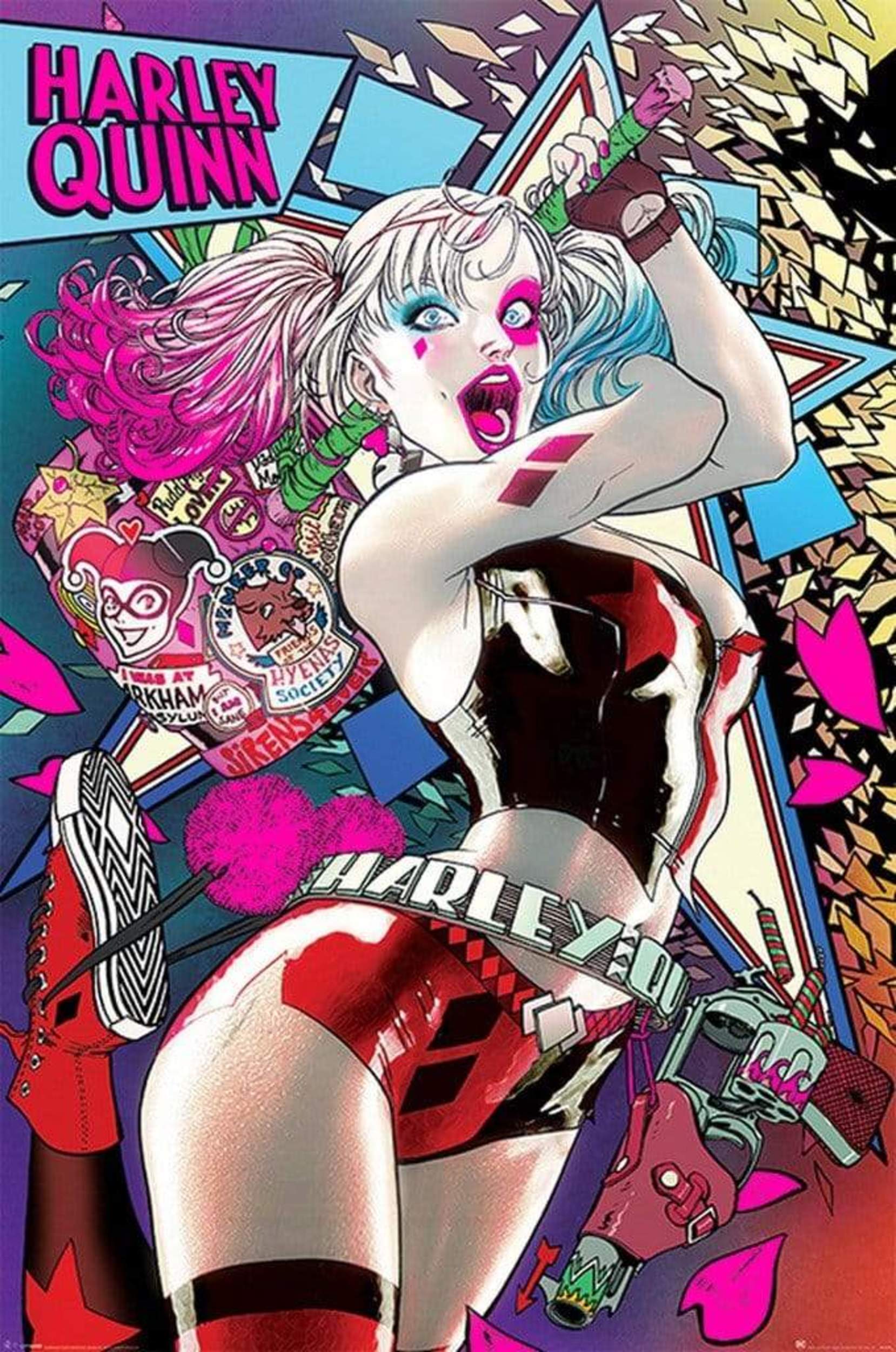 Pyramid Batman Harley Quinn Neon Poster 61x91,5cm | Yourdecoration.com