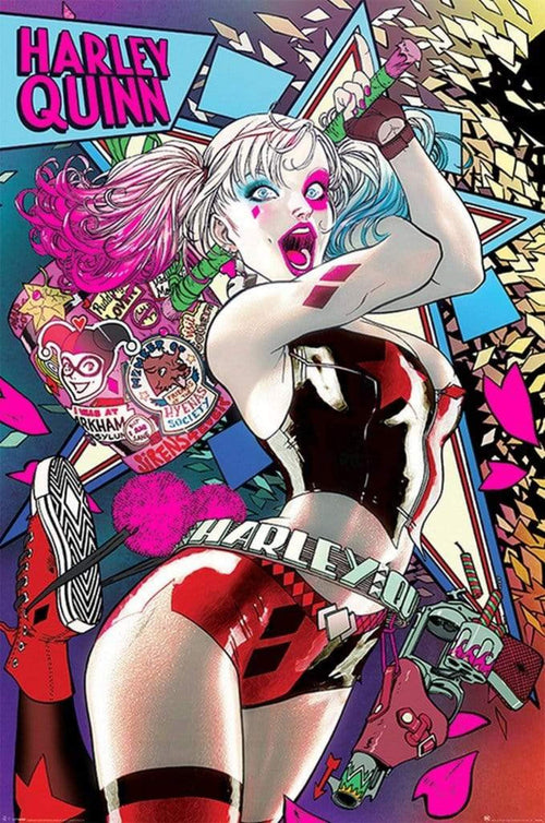 Pyramid Batman Harley Quinn Neon Poster 61x91,5cm | Yourdecoration.com