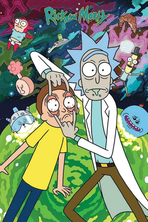 Pyramid Rick and Morty Watch Poster 61x91,5cm | Yourdecoration.com