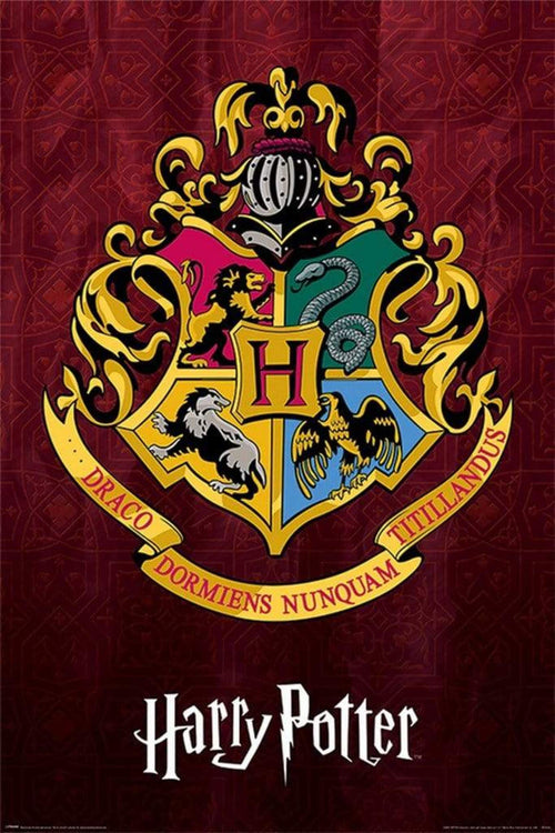 Pyramid Harry Potter Hogwarts School Crest Poster 61x91,5cm | Yourdecoration.com