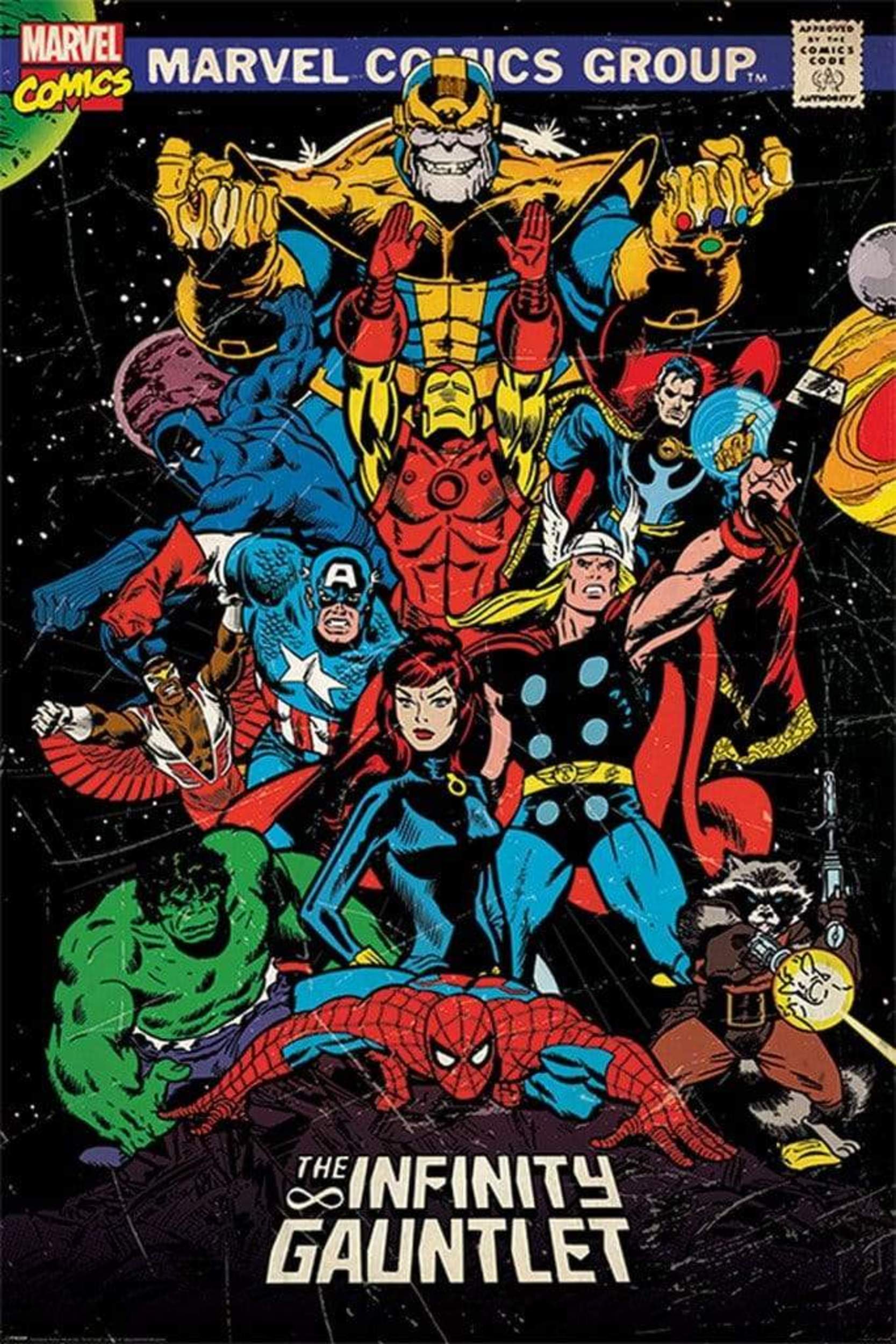 Pyramid Marvel Comics The Infinity Gauntlet Poster 61x91,5cm | Yourdecoration.com