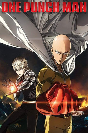 Pyramid One Punch Man Destruction Poster 61x91,5cm | Yourdecoration.com