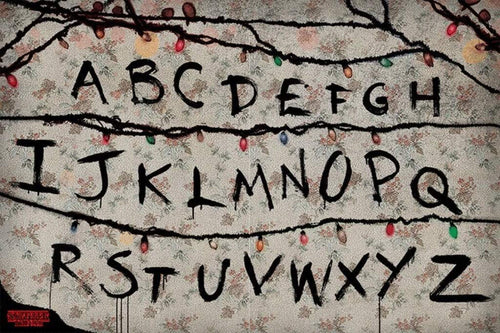 Pyramid Stranger Things R U N Poster 91,5x61cm | Yourdecoration.com