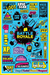 Pyramid Battle Royale Infographic Poster 61x91,5cm | Yourdecoration.com