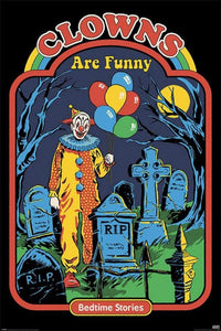Pyramid Steven Rhodes Clowns are Funny Poster 61x91,5cm | Yourdecoration.com