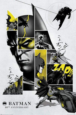 Pyramid Batman 80th Anniversary Poster 61x91,5cm | Yourdecoration.com