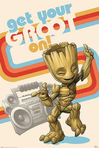Pyramid Guardians of the Galaxy Get Your Groot On Poster 61x91,5cm | Yourdecoration.com