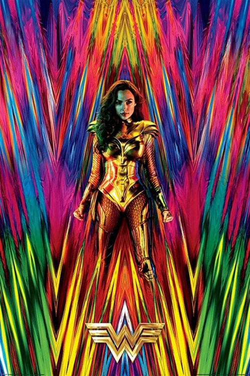 Pyramid Wonder Woman 1984 Neon Static Poster 61x91,5cm | Yourdecoration.com