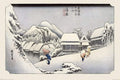 Pyramid Hiroshige Kambara Poster 91,5x61cm | Yourdecoration.com