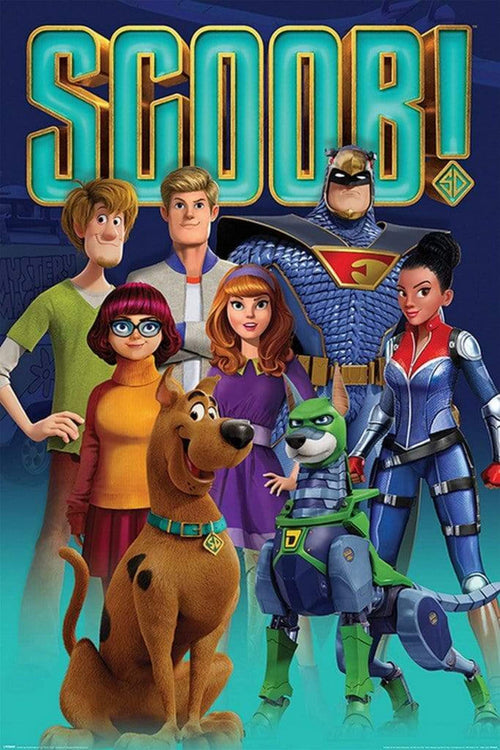 Pyramid Scoob! Scooby Gang and Falcon Force Poster 61x91,5cm | Yourdecoration.com