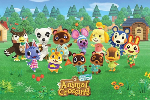 Pyramid Animal Crossing Lineup Poster 91,5x61cm | Yourdecoration.com