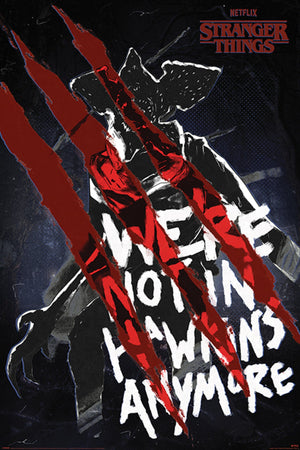 Pyramid Pp34719 Stranger Things 4 Not In Hawkins Poster 61x91,5cm | Yourdecoration.com