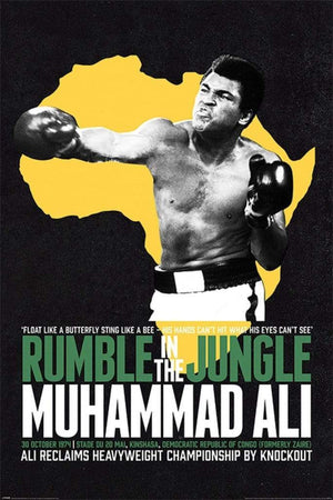 Pyramid Muhammad Ali Rumble in the Jungle Poster 61x91,5cm | Yourdecoration.com