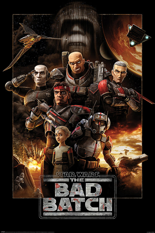 Pyramid Star Wars The Bad Batch Montage Poster 61x91,5cm | Yourdecoration.com