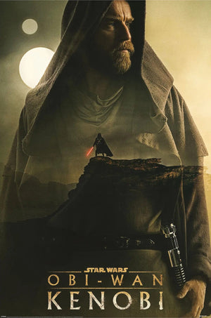pyramid pp34969 star wars obi wan kenobi light vs dark poster 61x91,5cm | Yourdecoration.com