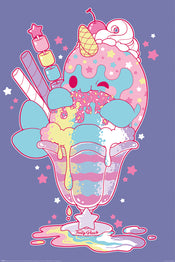 Pyramid PP34991 Tasty Peach Nomwhal Poster 61X91 5cm | Yourdecoration.com