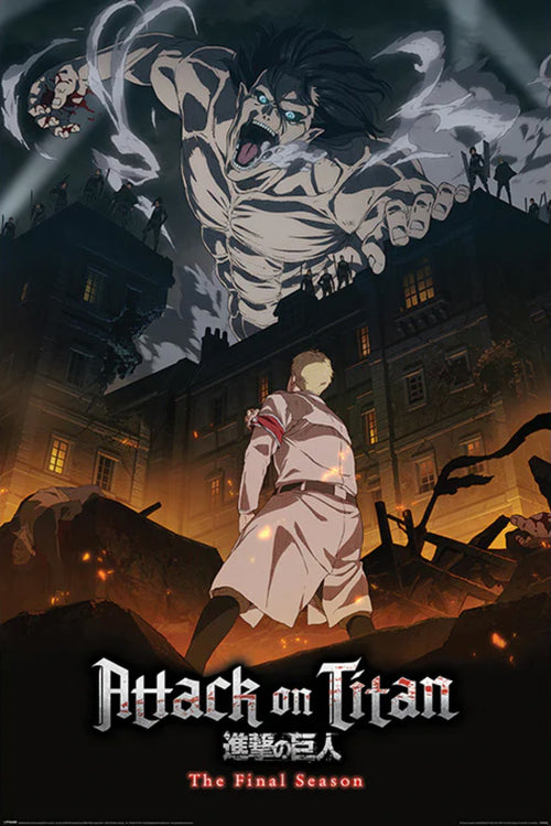 Pyramid Pp35088 Attack On Titan S4 Eren Onslaught Poster 61X91,5cm | Yourdecoration.com