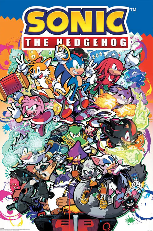Pyramid Pp35202 Sonic The Hedgehog Comic Characters Poster 61x91 5cm | Yourdecoration.com
