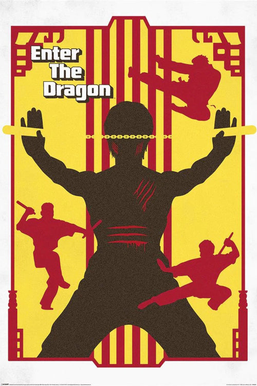 Pyramid Pp35249 Warner Bros Enter The Dragon Poster 61X91,5cm | Yourdecoration.com