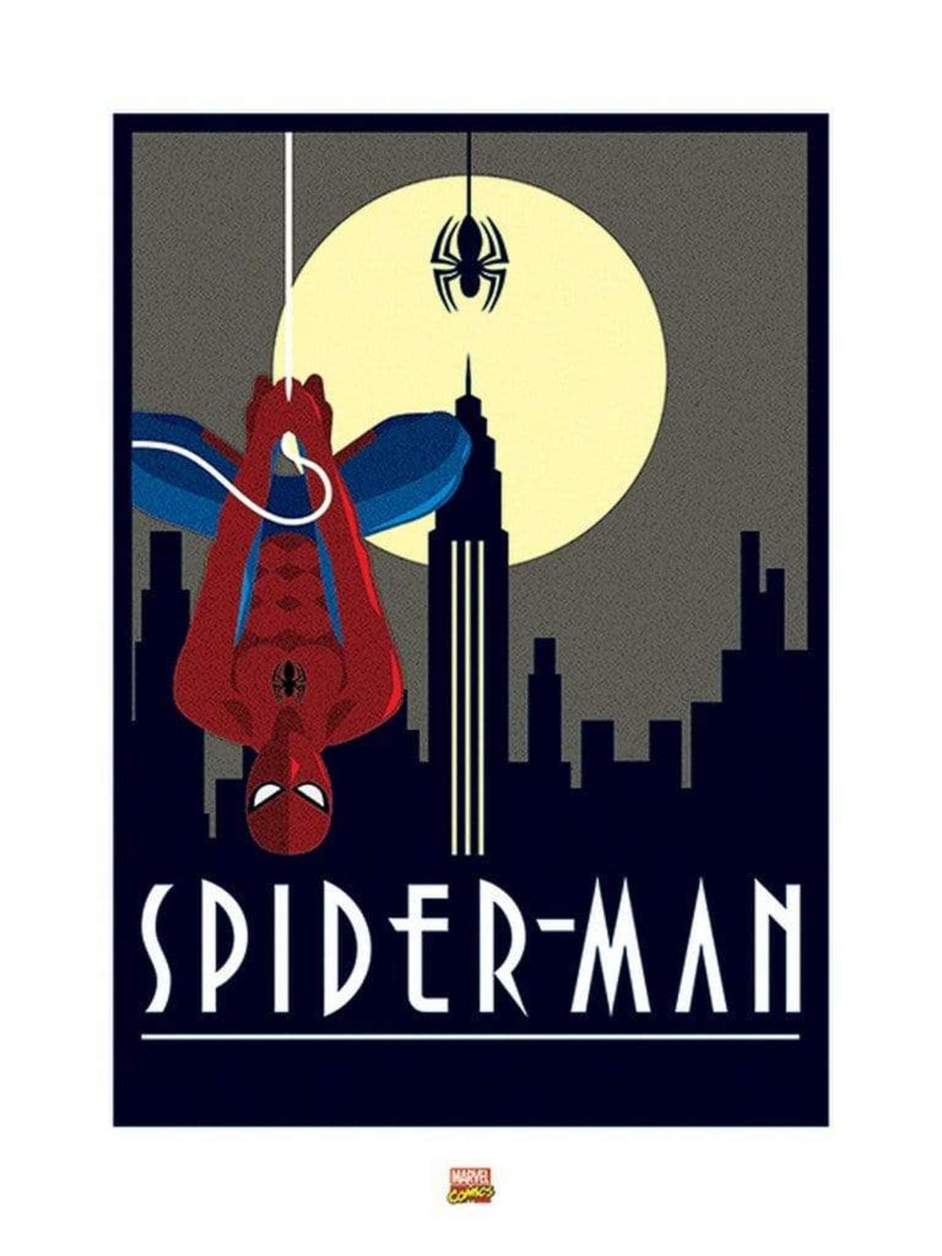 Pyramid Marvel Deco SpiderMan Hanging Art Print 60x80cm | Yourdecoration.com