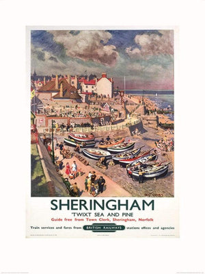 Pyramid Sheringham Art Print 60x80cm | Yourdecoration.com