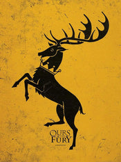 Pyramid Game of Thrones Baratheon Art Print 60x80cm | Yourdecoration.com