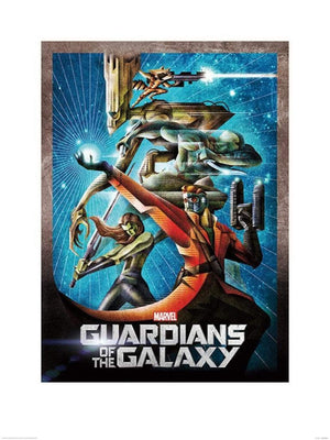 Pyramid Guardians of The Galaxy Orb Art Print 60x80cm | Yourdecoration.com