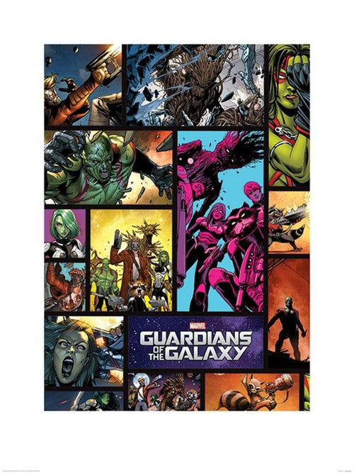 Pyramid Guardians of The Galaxy Comics Art Print 60x80cm | Yourdecoration.com