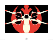 Pyramid Star Wars Episode VII xWing Pop Art Art Print 60x80cm | Yourdecoration.com