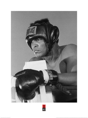 Pyramid Muhammad Ali Training Art Print 60x80cm | Yourdecoration.com