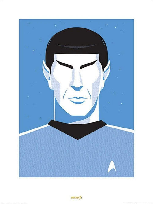 Pyramid Star Trek Pop Spock 50th Anniversary Art Print 60x80cm | Yourdecoration.com