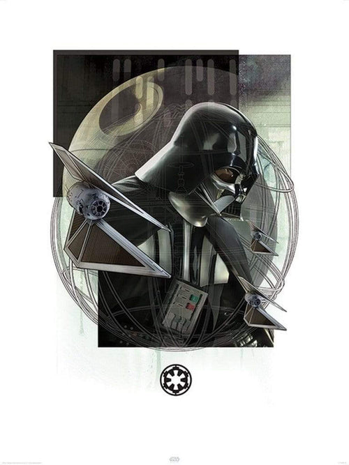 Pyramid Star Wars Rogue One Darth Vader and Strikers Art Print 60x80cm | Yourdecoration.com