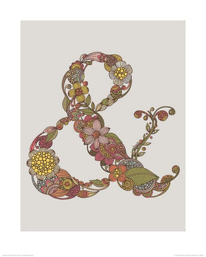 Pyramid Valentina Ramos Ampersand Art Print 40x50cm | Yourdecoration.com