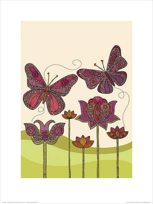 Pyramid Valentina Ramos Butterflies Art Print 30x40cm | Yourdecoration.com