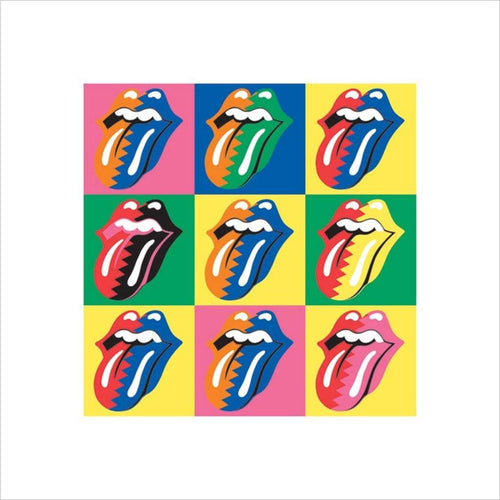 Pyramid The Rolling Stones Pop Art Art Print 40x40cm | Yourdecoration.com