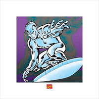 Pyramid Silver Surfer Marvel Comics Art Print 40x40cm | Yourdecoration.com