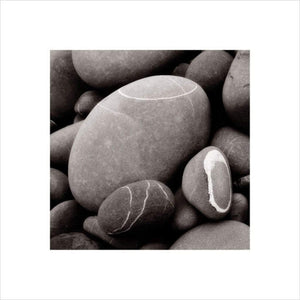 Pyramid Smooth Pebbles Art Print 40x40cm | Yourdecoration.com