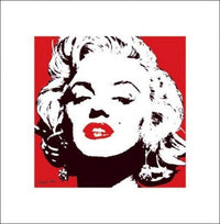 Pyramid Marilyn Monroe Red Art Print 40x40cm | Yourdecoration.com