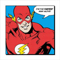 Pyramid Flash Fastest Man Alive Art Print 40x40cm | Yourdecoration.com