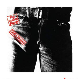Pyramid The Rolling Stones Sticky Fingers Art Print 40x40cm | Yourdecoration.com