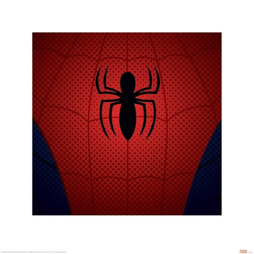 Pyramid Ultimate Spider Man Spider Man Torso Art Print 40x40cm | Yourdecoration.com