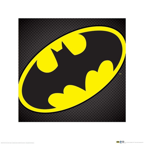 Pyramid DC Comics Batman Symbol Art Print 40x40cm | Yourdecoration.com