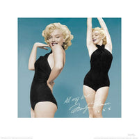Pyramid Marilyn Monroe All My Love Art Print 40x40cm | Yourdecoration.com