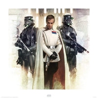 Pyramid Star Wars Rogue One Krennic and Death Troopers Art Print 40x40cm | Yourdecoration.com