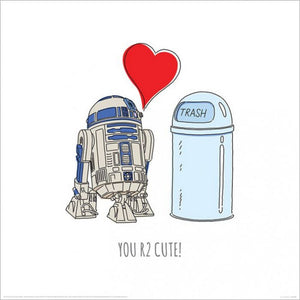 pyramid ppr45998 star wars you r2 cute Art Print 40x40cm | Yourdecoration.com