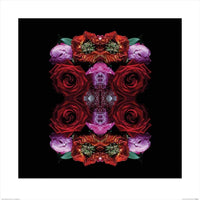 Pyramid Alyson Fennell Paradise of Petals Art Print 60x60cm | Yourdecoration.com